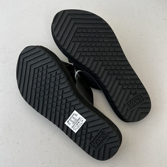 VANS Leather Cross Strap Slippers - Picture 4 of 5